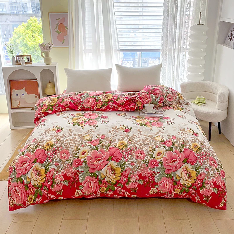 

Floral Pattern Duvet Cover 200x230/220x240,High Quality Microfiber Soft Quilt Cover Queen/King Size(No Pillowcase)