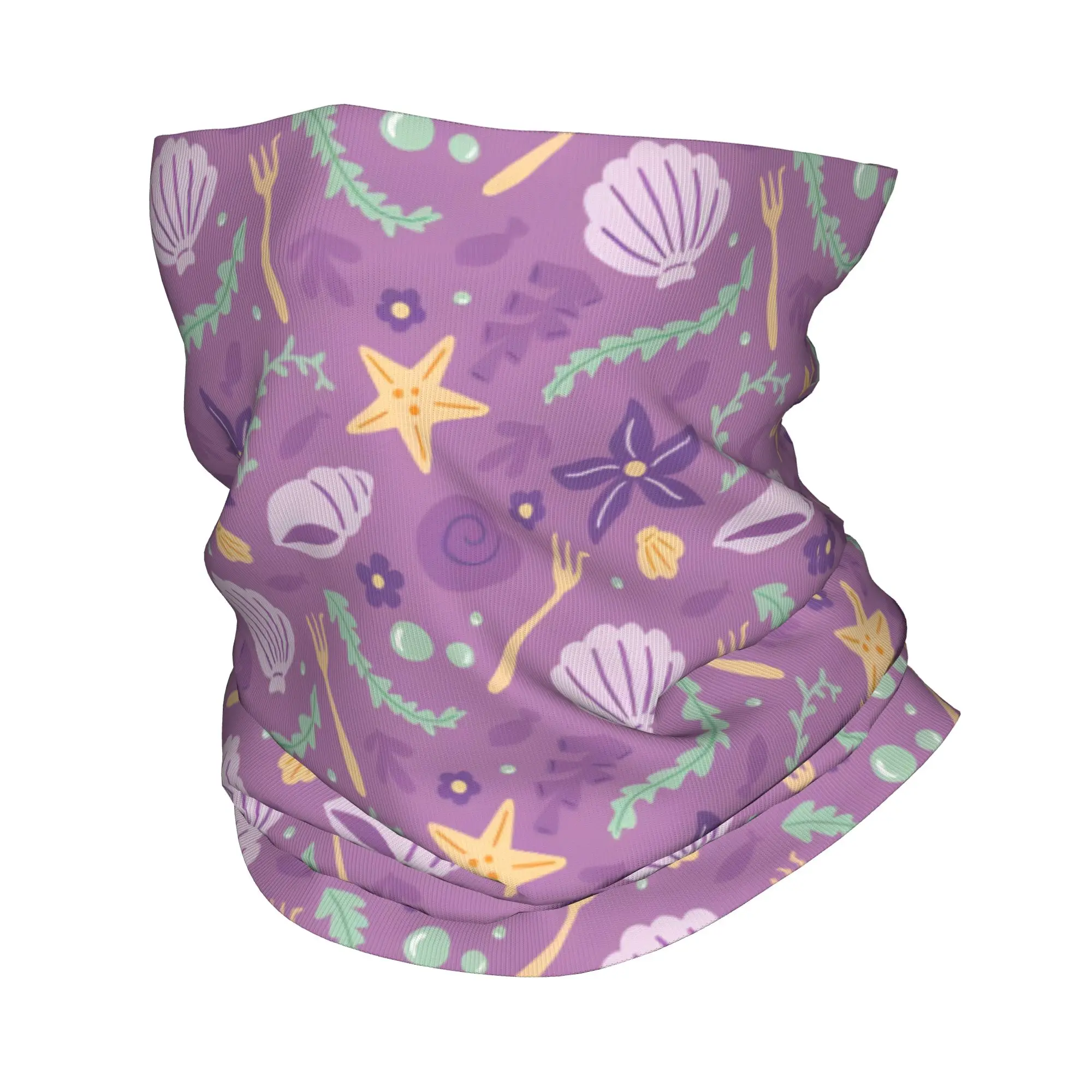 

Многофункциональная велосипедная бандана-балаклава с принтом «Русалочка» для велоспорта