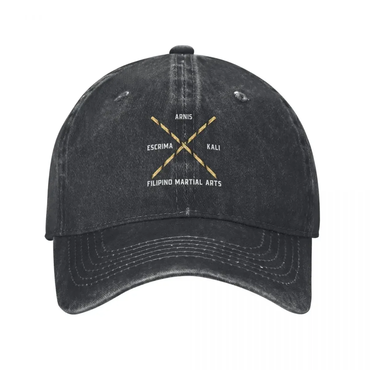 

Filipino Martial Arts Arnis Kali Eskrima FMA Escrima Sticks Baseball Cap Horse Hat Anime Hat Golf Men Women's