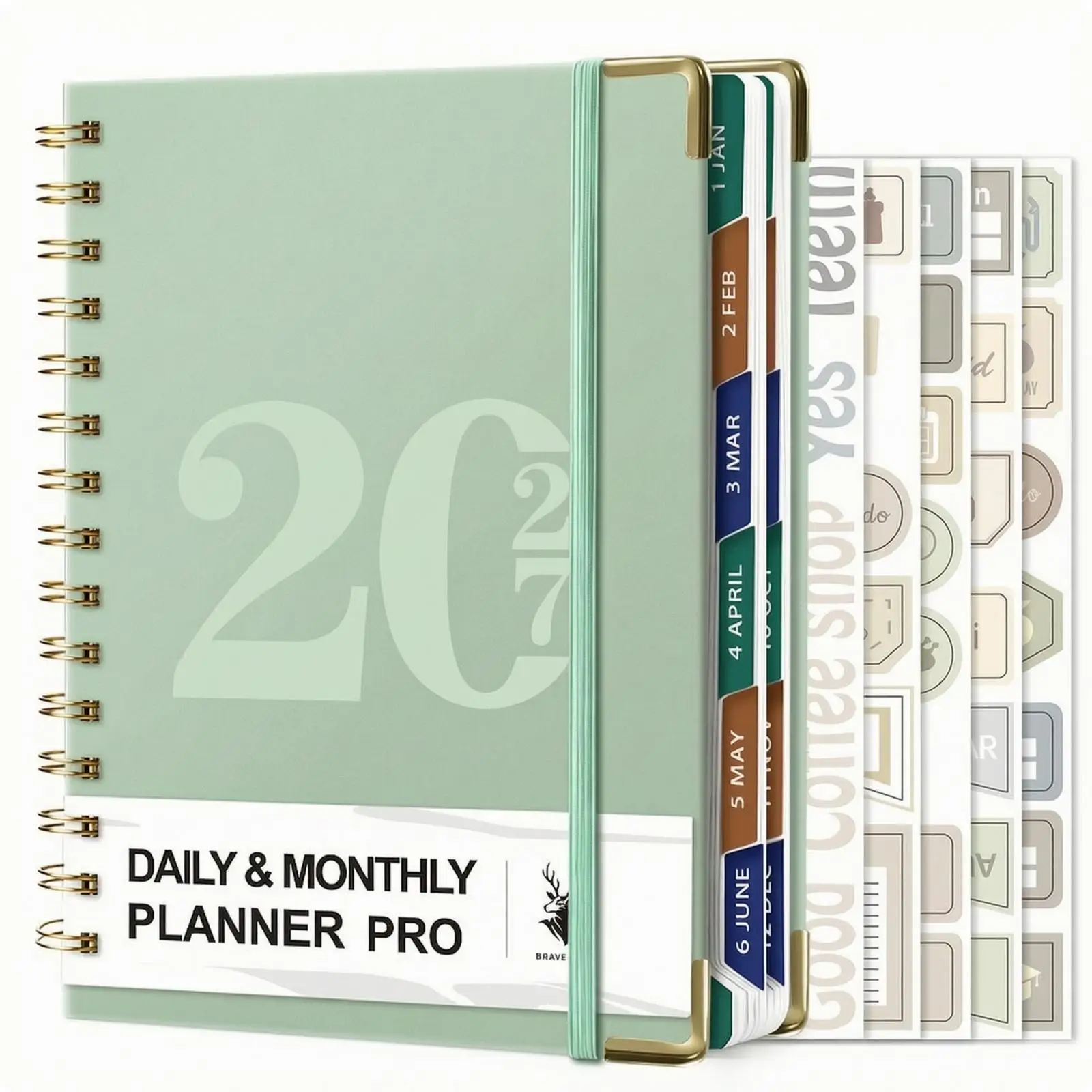 Every-Week & Every-Month Planner With | pocket-sized 2027 Planner Notebook, 80 grams per square meter Writing Paper, for Office