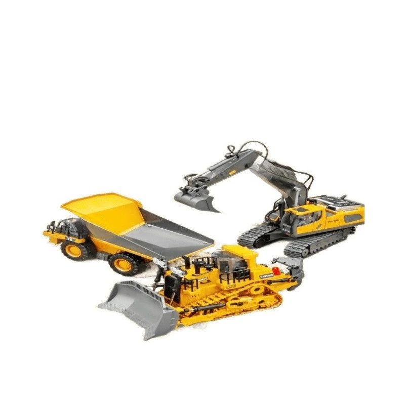 

Large alloy children remote control excavation machine translation bucket bulldozer self unloading simulation