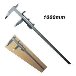 0-1000mm messschieber Heavy Duty Vernier Caliper Carbon Steel 1000mm vernier caliper slider caliper with nib jaws