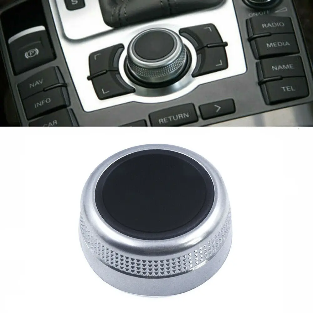 MMI Multi Media Rotary Knob Main Menu Switch Cover For Audi A6 Allroad Quattro C6 A8 Q7 2007 2008 2009 4F0919069 4F0919069A