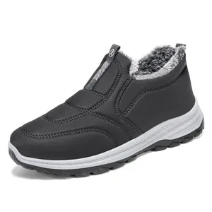 Herren Winterschuhe Schneeschuhe dicke Nicht -Slip -Herren -Tennis -Baumwolllichtstiefel im Freien im Freien 10 Hauptverkäufe Herren Boots Casual - №2