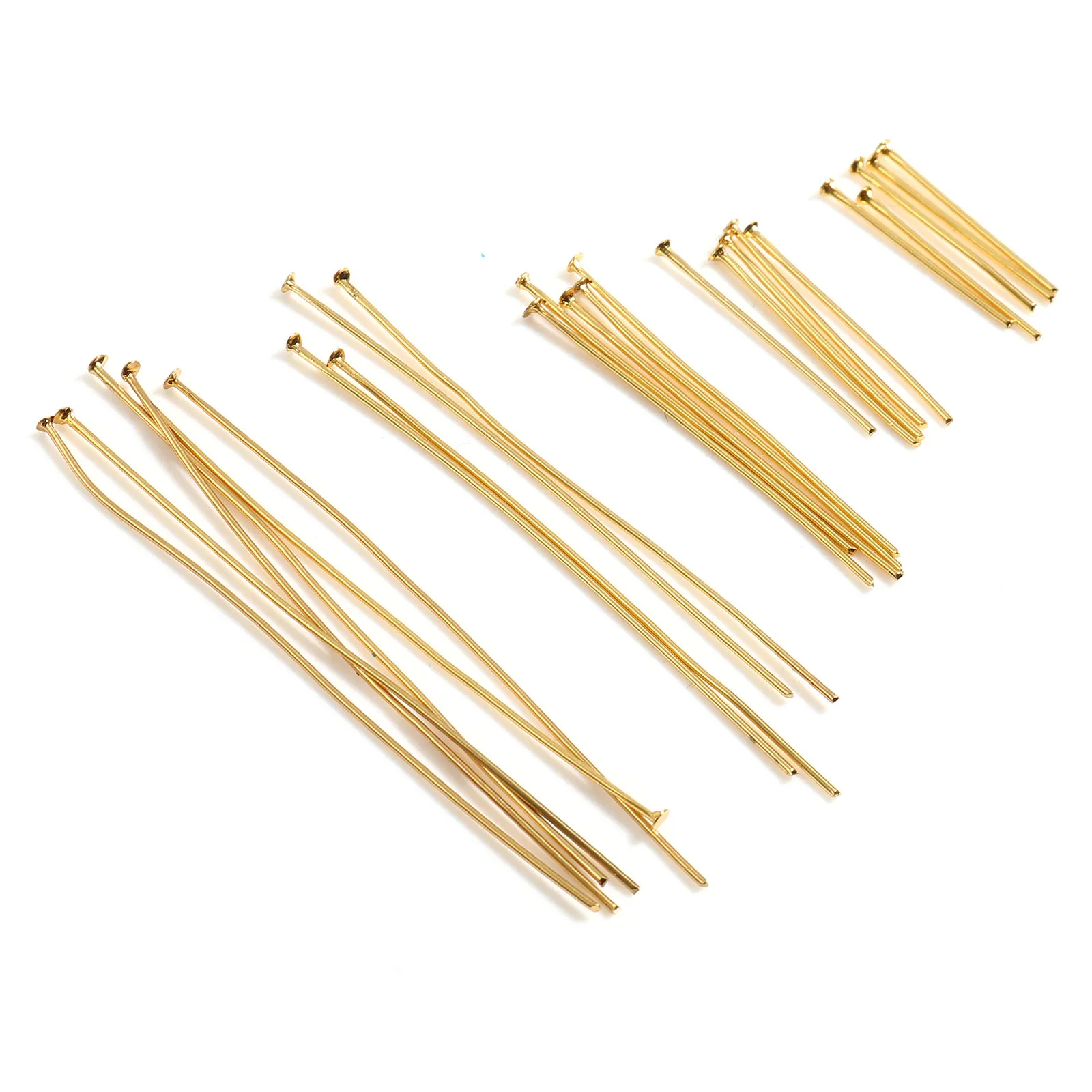 

20PCs Stainless Steel Flat Head Pins for Jewelry Making Supplies Ball Pins Jewelry Findings Headpins Eye Pins DIY Accessories