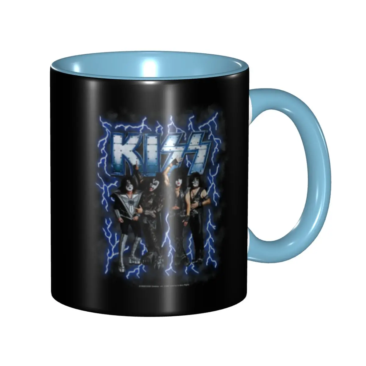

Heavy Metal Rock Music Band Kiss Coffee Mug DIY Customized Ceramic Tea Milk Mug