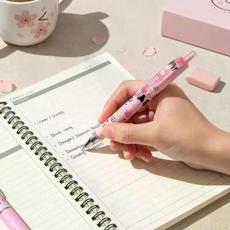 Cute Kawaii Cartoon Gel Pen Set, Smooth Writing Ink, Assorted Colors, Ideal for School, Office, Journaling, Ergonomic Grip, Non-