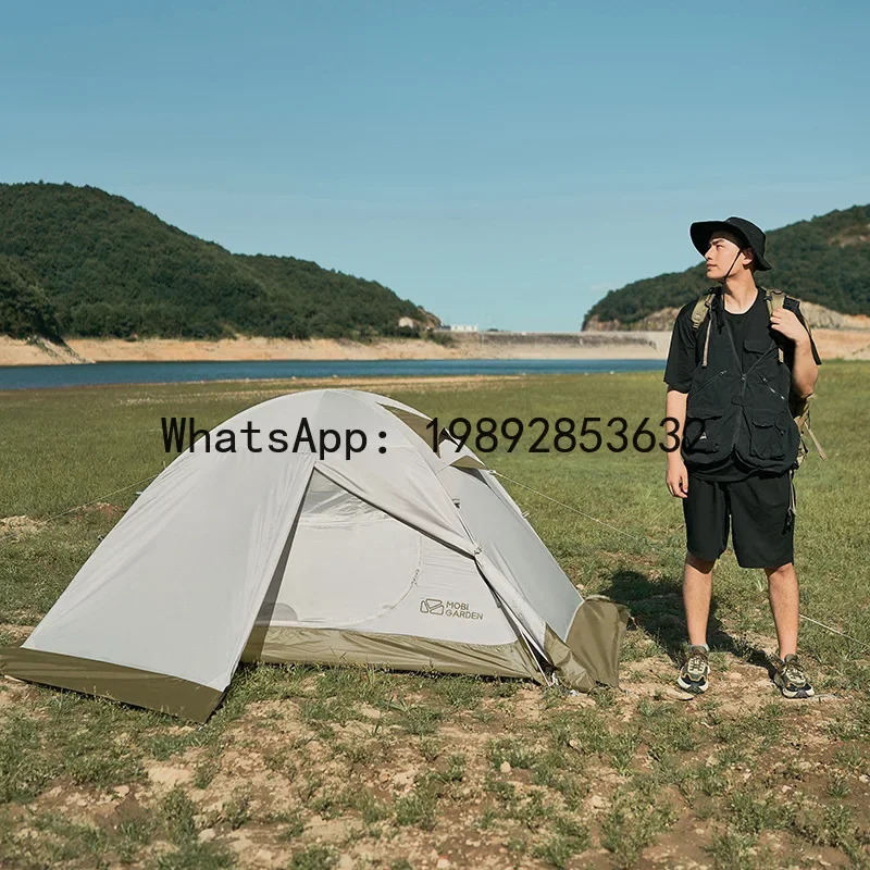 H5.18 tent outdoor rainstorm-proof portable four-season tent winter desert snow snow skirt tent cold mountain 3PLUS