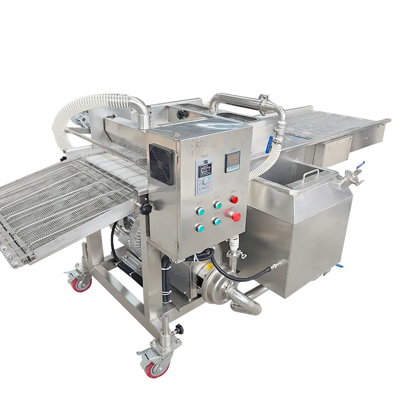 

Freeze-dried strawberry chocolate coating leaching machine, mulberry leaf wrapping machine