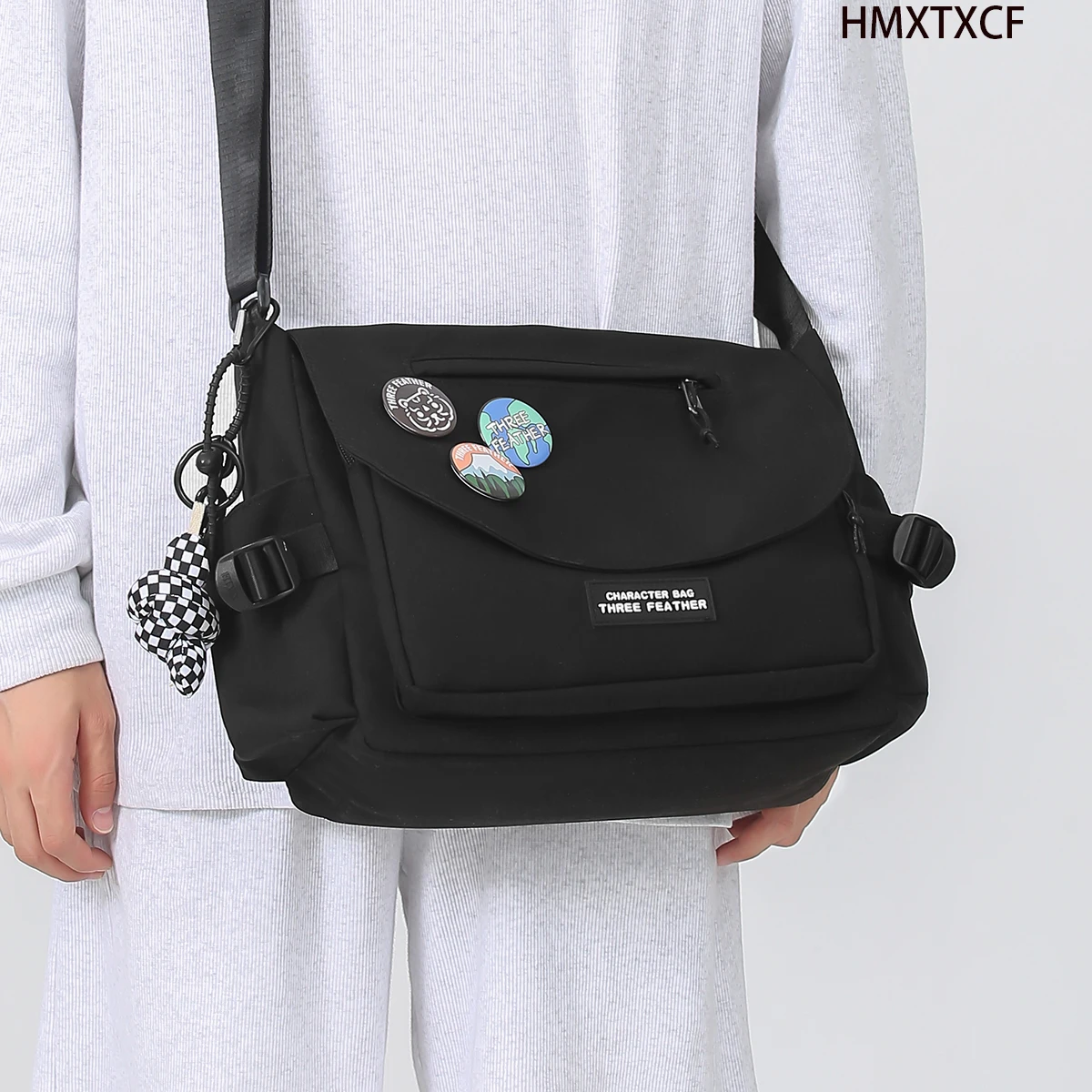 Women\'s Bag Brief Korean Style Female Backpack College Large Capacity Versatile Shoulder Student School Postman Bags