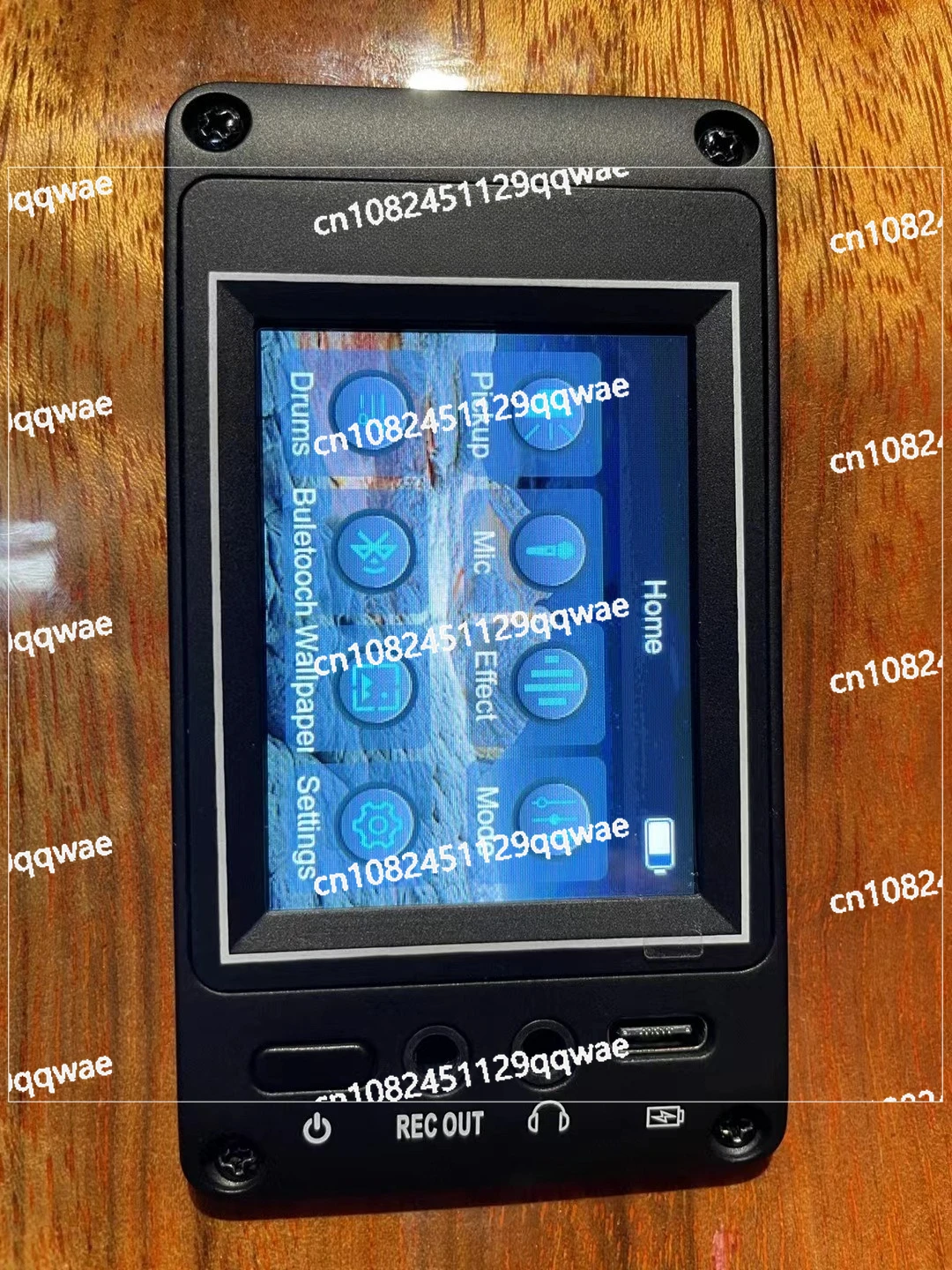 Touch Screen TS-1 Folk Classical Shock Pickup, with Its Own Drum Machine Function, with Bluetooth
