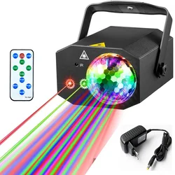 Party Lights Dj Disco Ball Light Laser Projector Light Strobe Stage Lighting Birthday Christmas Wedding Club Interior Decoration