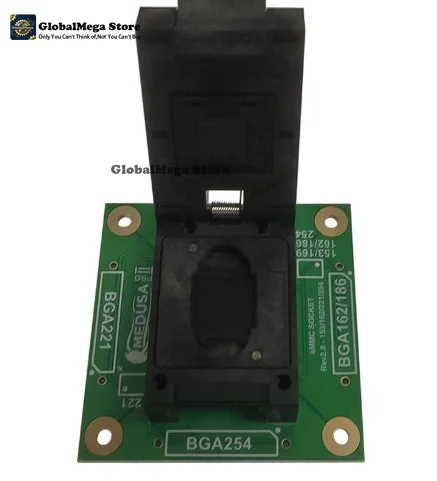 Адаптер-гнездо Medusa Pro 2 Box (Medusa Pro II Box) EMMC 4-в-1 с поддержкой BGA 221/162/186/153/169/529