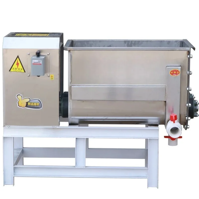 Silent stainless steel double helix large commercial cold skin gluten washing machine integrated face washing machine small