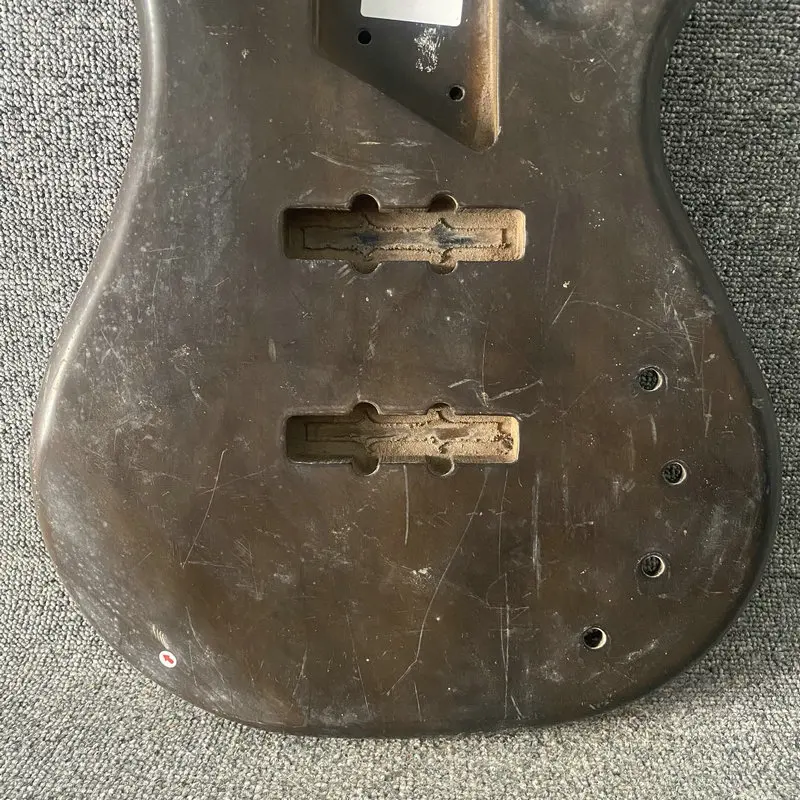 KB162 Active Bass Semi Finishing PJB Pickups 5 or 6 String Electric Bass Body in Solid Wood Unfinished for DIY Replace