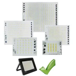 Led lâmpada chip smd2835, ac 220v, 240v, 10w, 30w, 100w, 150w, 200w, branco frio, branco morno