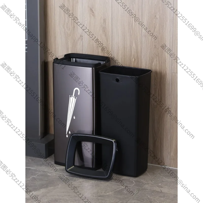 

It Is Suitable for Stainless Steel Umbrella Buckets in Hotel Lobbies, Light Luxury Umbrellas At Commercial Vertical Square Doors