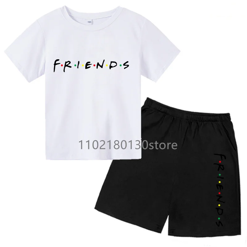 

Kids Brand T-shirt Clothes Boys Girls Casual Short Sleeve Shorts Toddler Top Trend Charming Sunshine Fashion Set