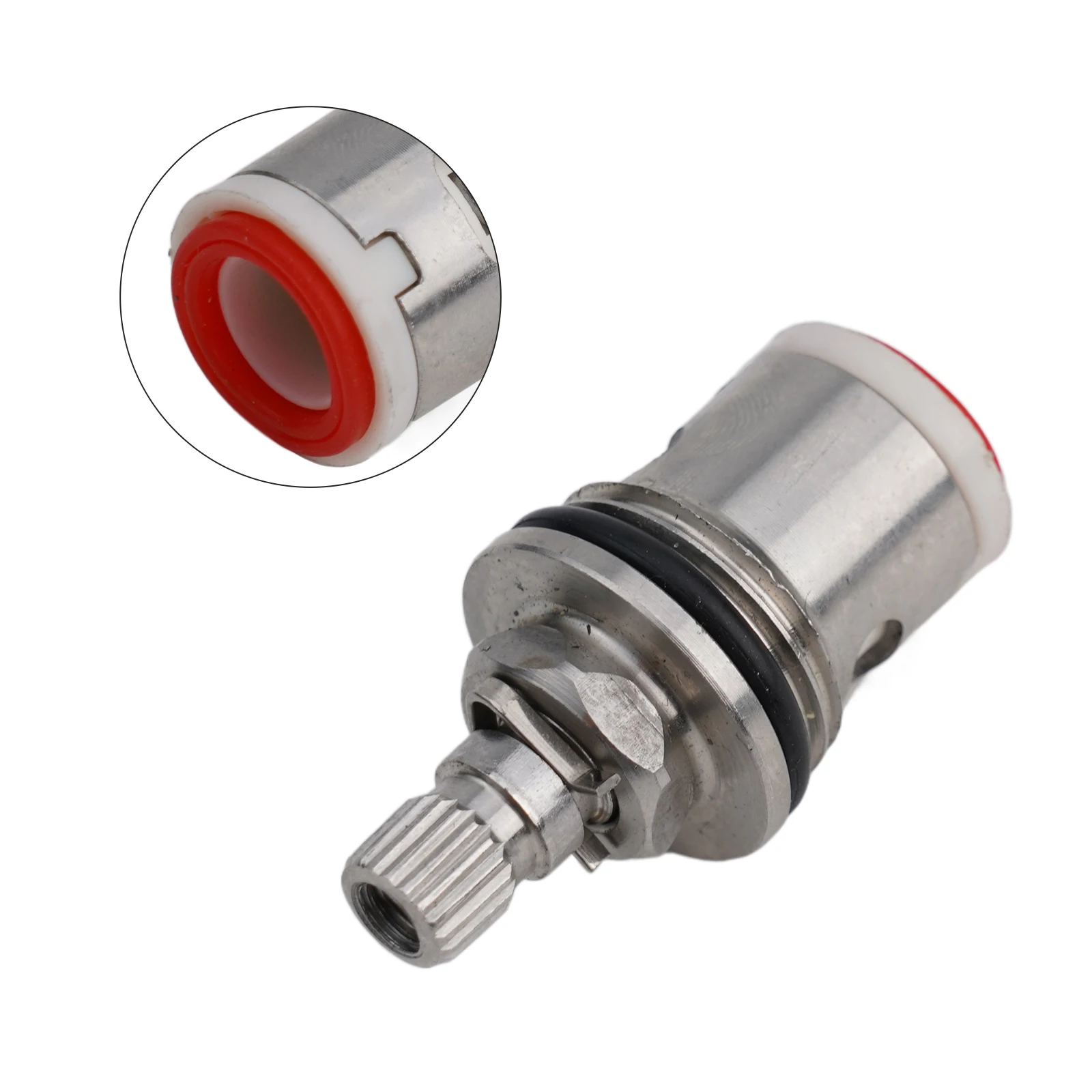 

Картридж для сантехнического клапана 43x22 мм, 20 зубьев, легкая установка, нержавеющая сталь 304, запчасти для смесителей для ванной и кухни