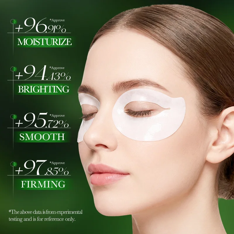 80PCS Green Tea Peptide Firming Eye Mask, Diminishes Circle Under Eye Patches, Hydrating Moisturizing Eye Treatment