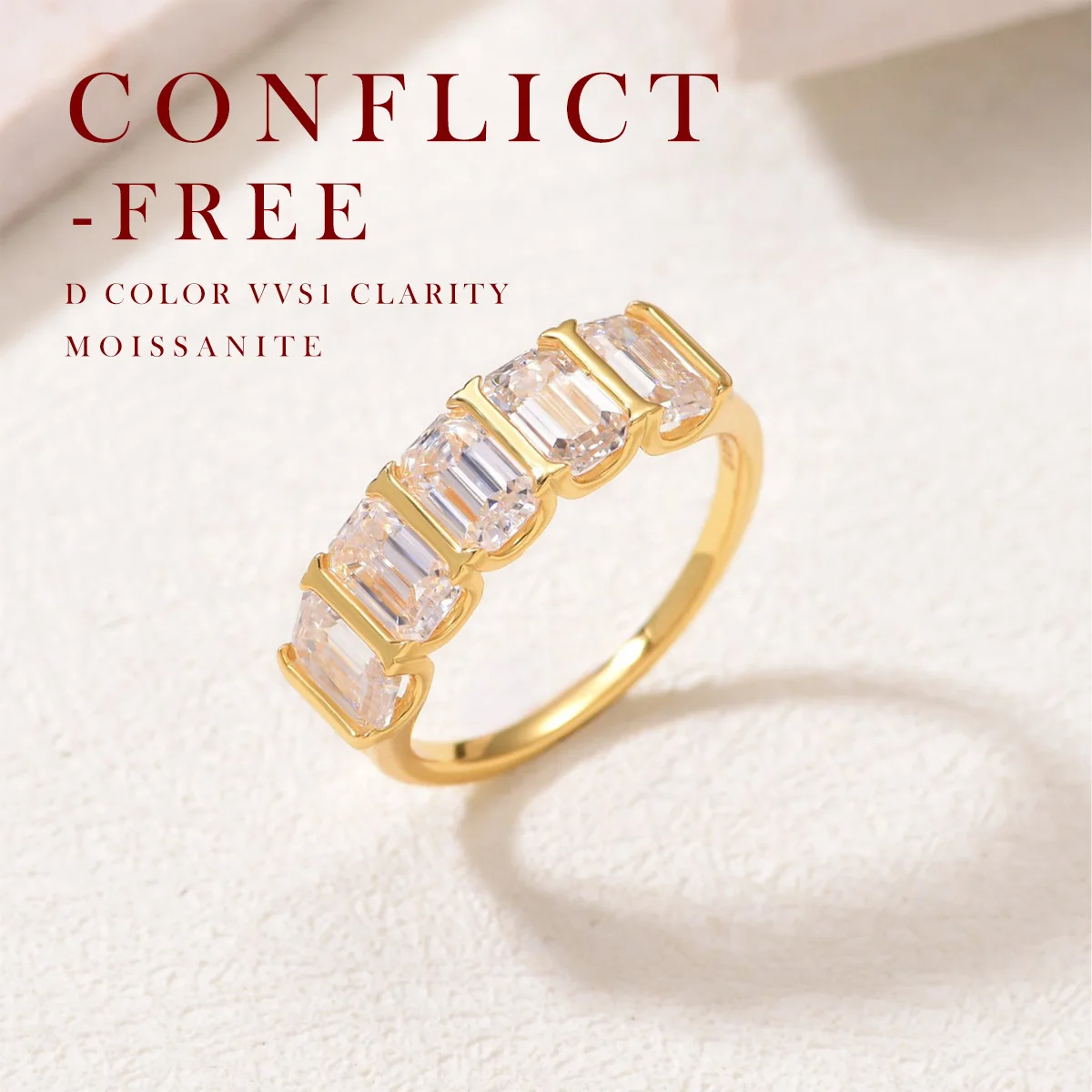 ctw مشع قطع مويسانيتي الدائري 4x6 مللي متر D اللون VVS1 3EX 925 فضة صف الفرقة غرامة مجوهرات تأتي مع شهادة GRA