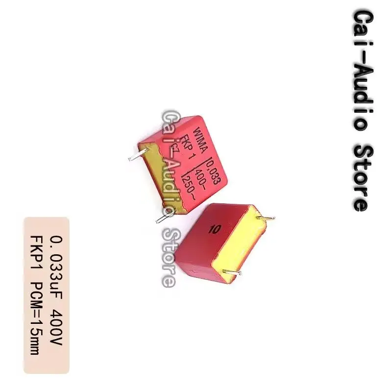 2PCS/5PCS/10PCS/Lot Brand NEW Germany WIMA FKP1 400V 0.033UF 400V 333  Film Capacitor 400v333 400v0.033UF Pitch 15mm 10%
