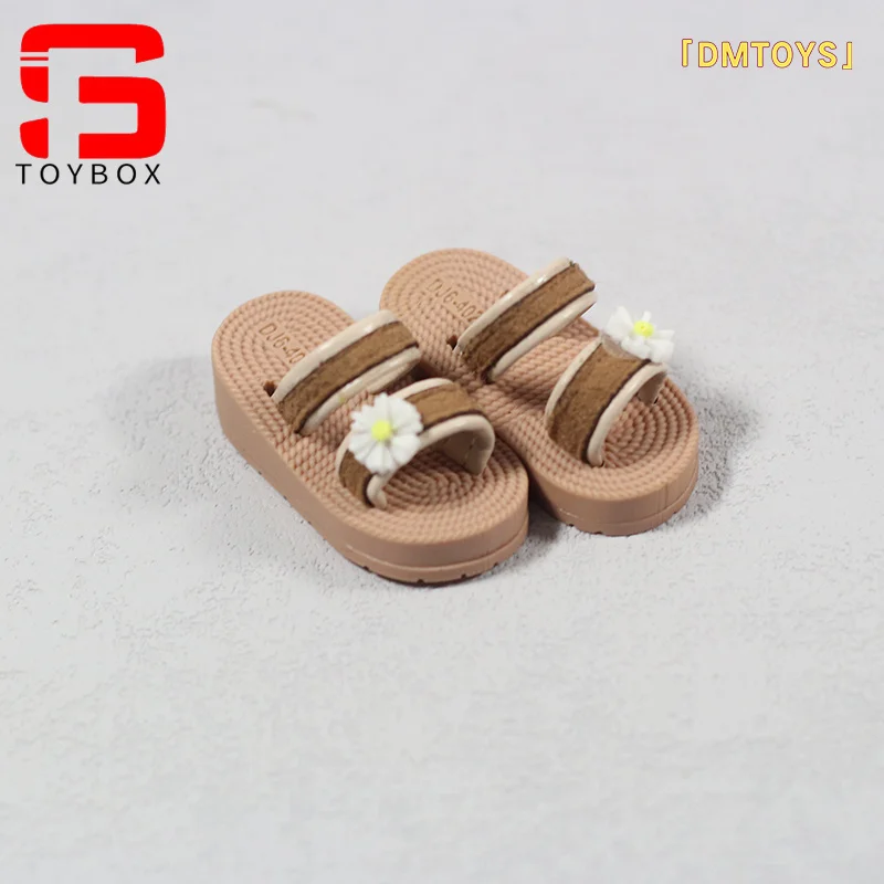 DMTOYS DP001 DP002 1/6 Scale Handmade Slippers Snow Shoes Model For 12" Female Soldier Action Figure Body Dolls