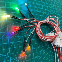 Pre-wired 12V SMD LED Cold White, 60cm wires pre soldered,model cars/trains/railway/railroad/starship lighting and electronic