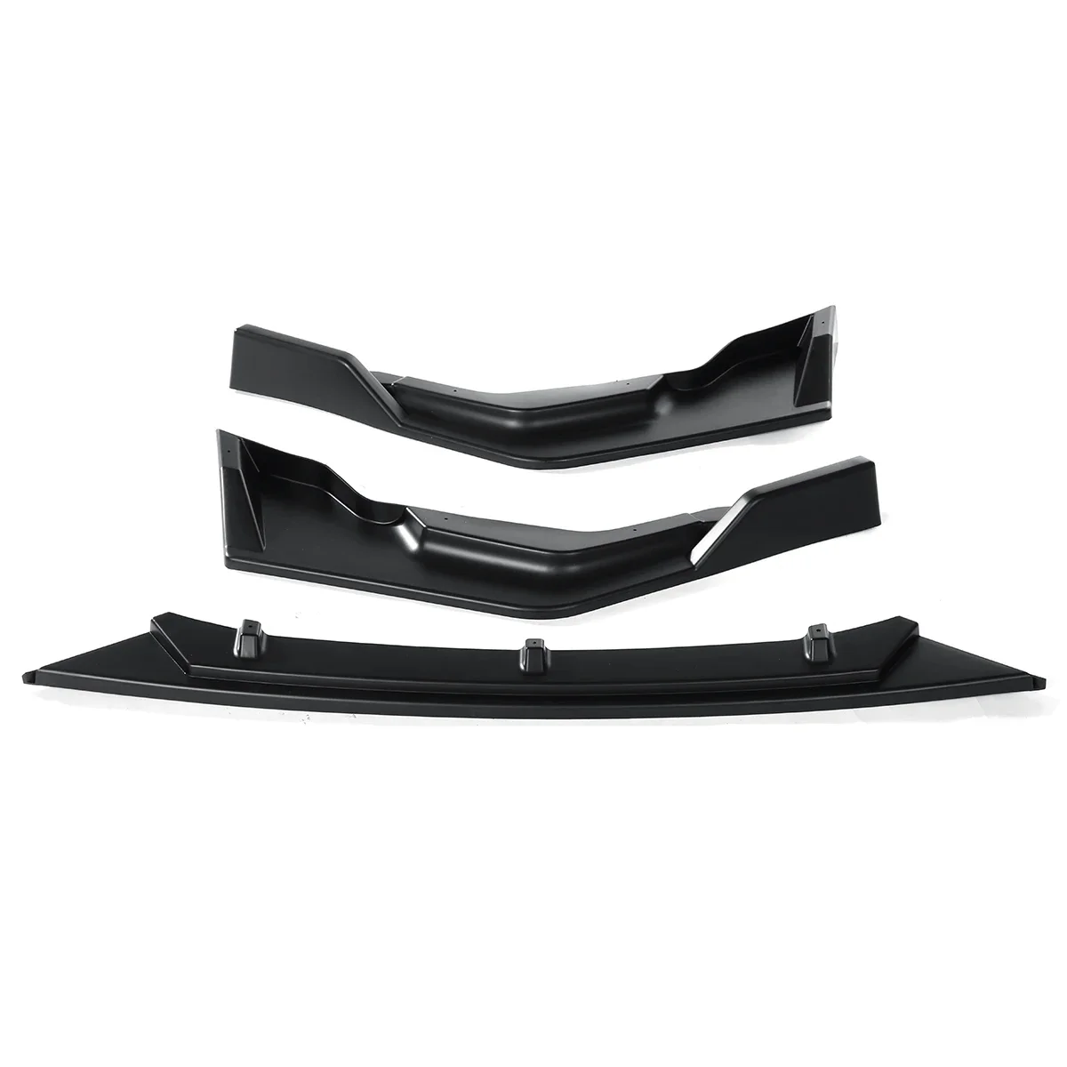 3pcs Car Front Bumper Splitter Lip Diffuser Spoiler Cover Trim Fins Body Kit Protection Guard For Toyota Corolla SE XSE 2021