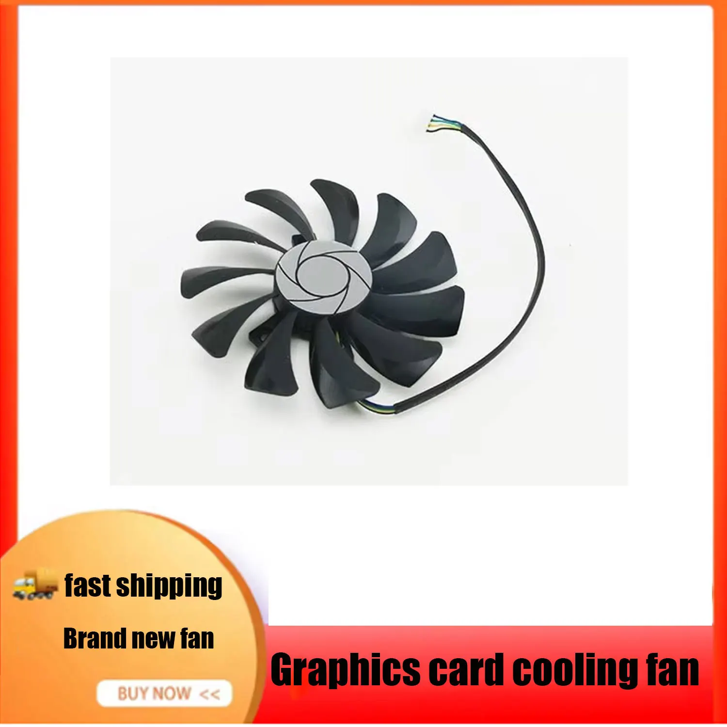 HA9010H12SF-Z 85MM 4PIN DC 12V 0.57A GTX1060 GPU FAN suitable for MSI RX460 550 560 1060 AERO ITX graphics card
