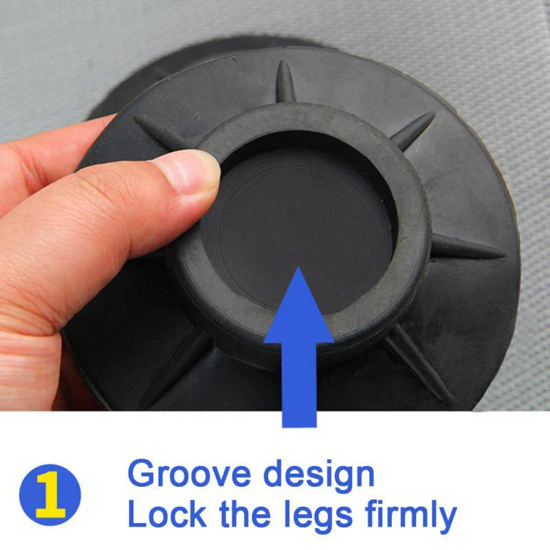 4pcs Washing Machine Shock Proof Pads Rubber Feet Protector Pads PU Sound-absorbing Pad Anti-slip Mat Universal Furniture Mat