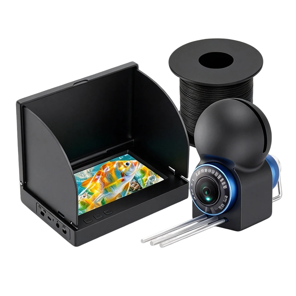 Underwater Fishing Camera Handheld 1080P 4.3 Inch LCD Fish Finder Portable Fish Depth Finder Water With Night Vision