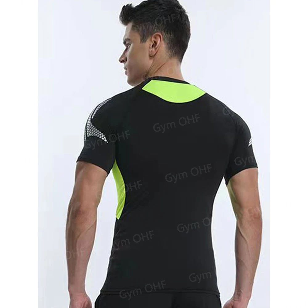Spinne Kompression Shirt Herren Rashguard Fitness Für Männer Gym Sport T-Shirt Laufen Sweatshirt Outdoor Bergsteigen Training – Detail 17