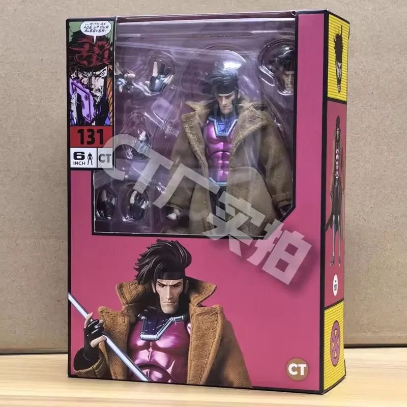 En Stock Ct juguetes Gambit figura Mafex 131 x-men Wolverine Shf figura de acción de Anime estatua modelo niños juguete regalo personalizado