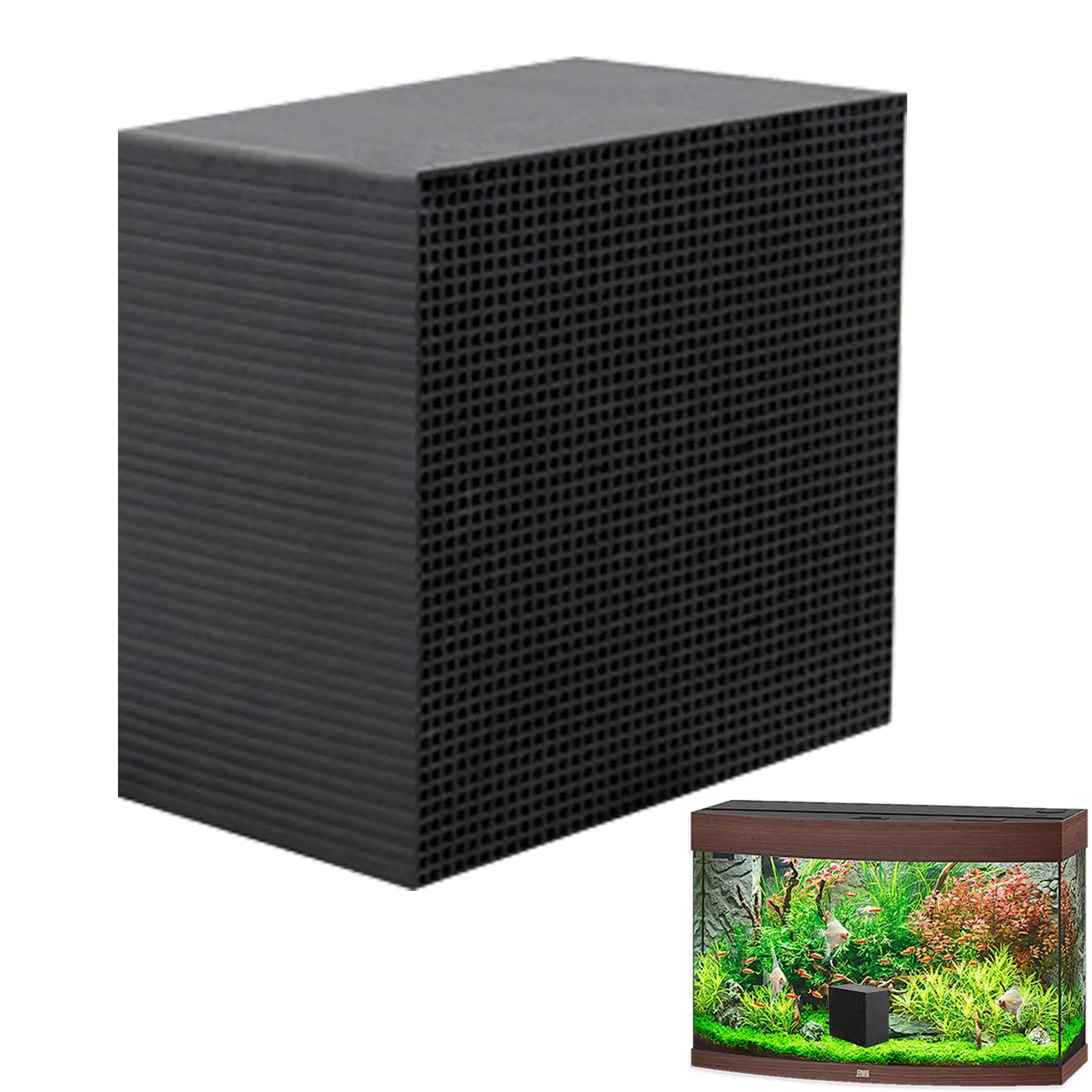 Aquarium Purifier Cube Filtration Absorption Activated Carbon Aquarium Water Eco-purifier Cube Ultra Strong Purifying for Water