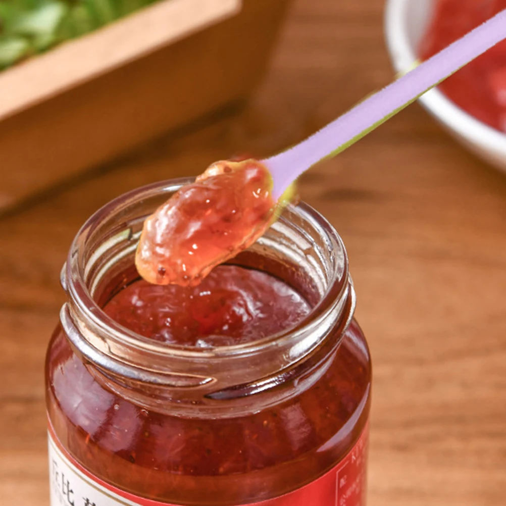 

6pcs Silicone Spatula Set Kitchen Tools Cheese Scrapers Portable Dessert Jam Mixer Ergonomic Handle Round No Burr Fade