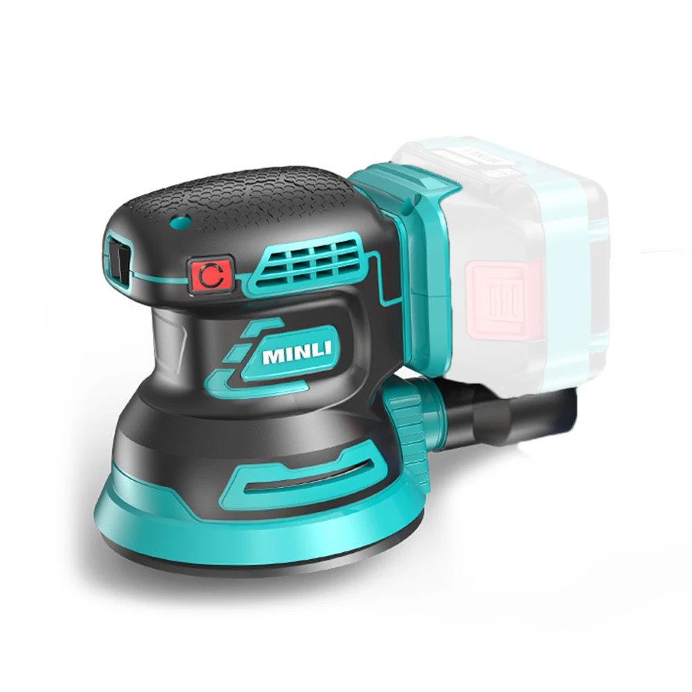 

125mm Brushless Electric Sander Random Orbital Wood Grinder Polishing Grinding Sanding Machine 3 Speed for Makita 18V Battery