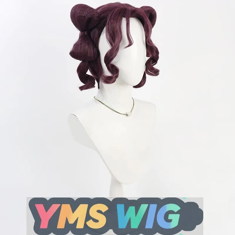 [YMS WIG] Le Sourdonnement de la fille dans la maison des médecins Zicui Cos perruque violette avec forme d'arc fendu