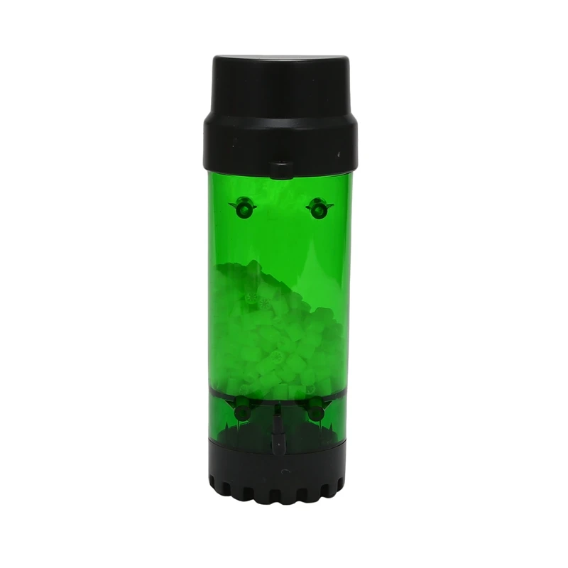Aquarium Fish Tank Fluidized Moving Bed Filter Bubble Bio Media Filter with Air Stone and Sponge Filter LH-600-A27I
