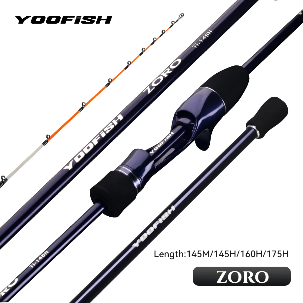

Yoofish ZORO1.45m 1.75m 1. 6m Light Carbon Fishing Rod 145M/H 65g/63g 175H 72g Tianium Tip Cuttlefish Casting Rod Squid Fishing