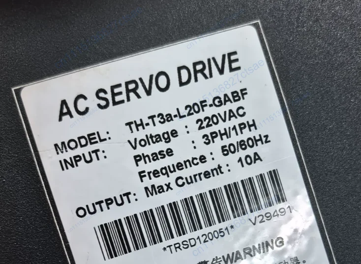 TH-T3a-L20F-GABF  servo drive 220v three-phase 50/60hz maximum current 10a