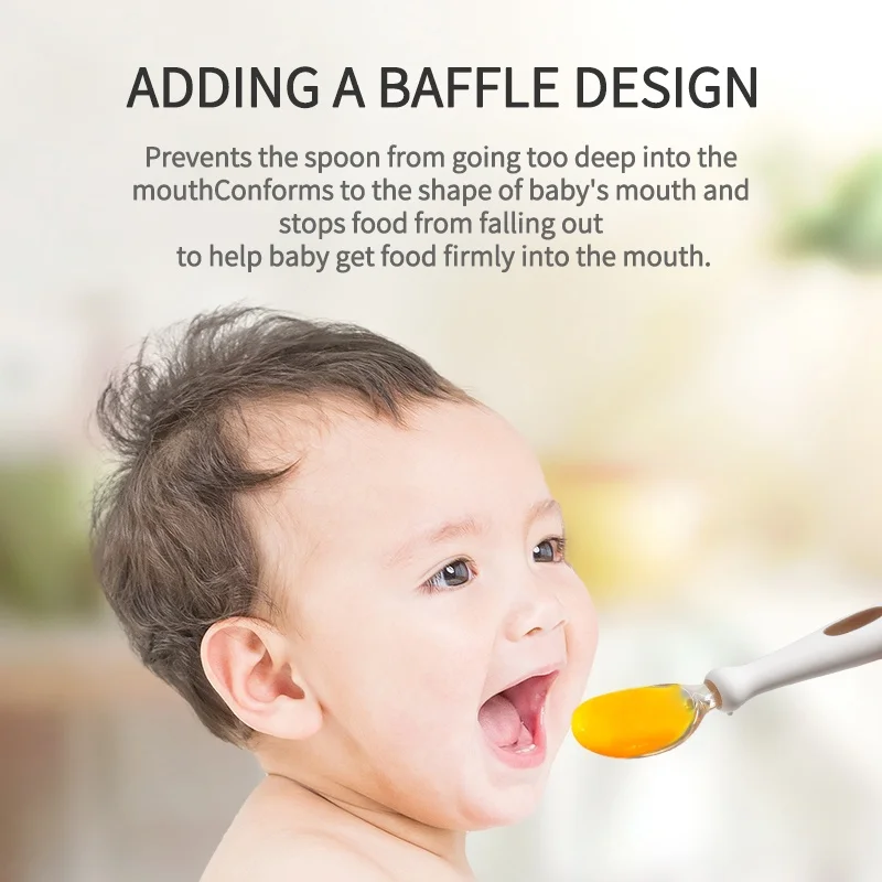 Baby Learning Spoon To Assist Young Children In Eating Silicone Spoon Training Bendable And Soft Feeding Baby Spoon And Fork Set