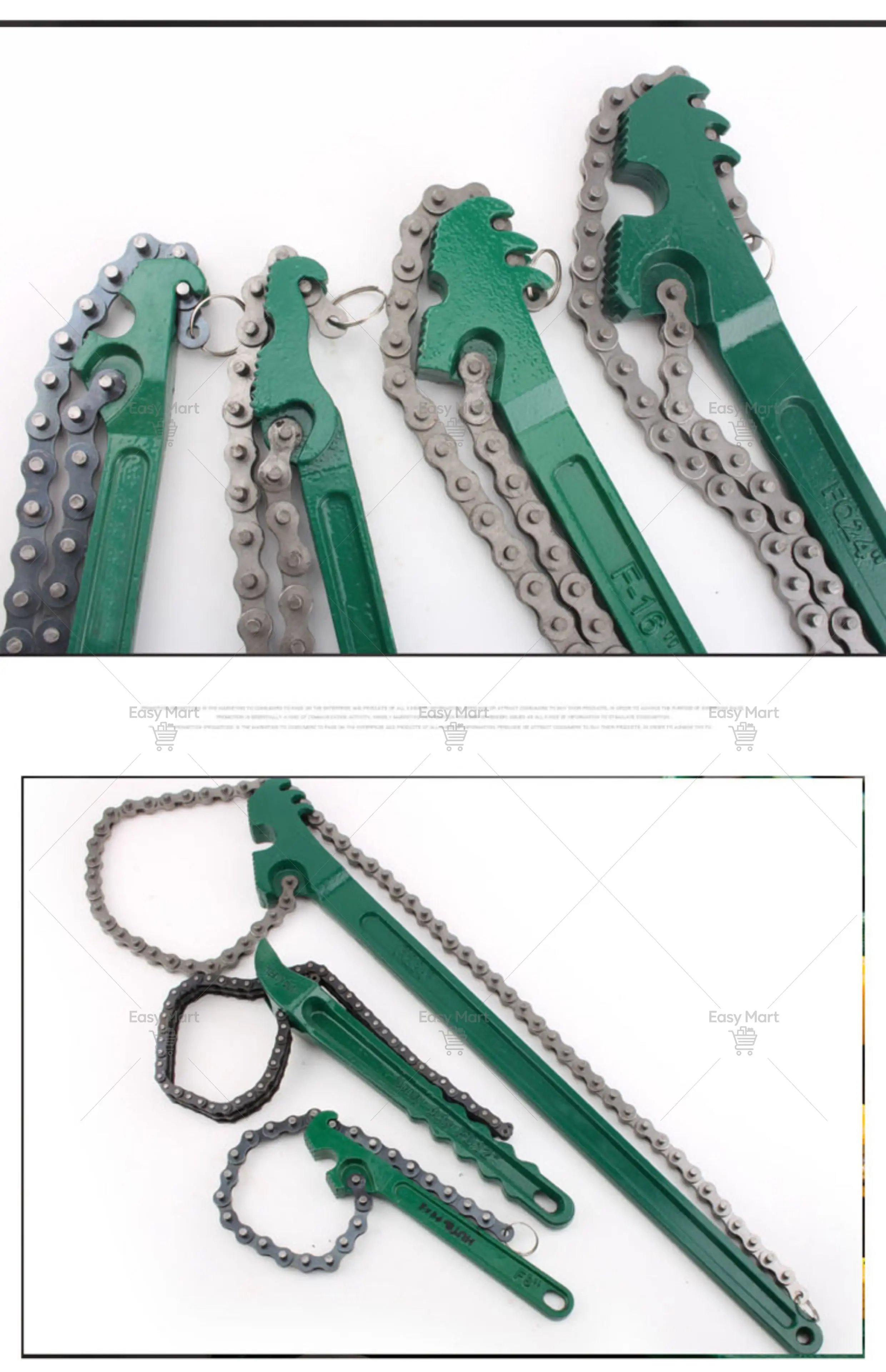 Belt Chain Filter Wrench 9/12/16/24 Inch/oil Grid Filter Disassembly Chain Pipe Pliers
