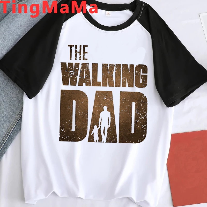 New The Walking Dead T Shirt Men Movie Horror Zombie Graphic Tees Negan Cartoon T-shirt Harajuku Unisex Tops Tshirt Male