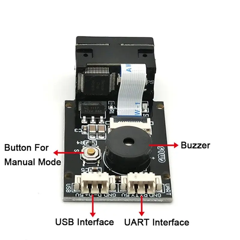 Classic-3X GM65 1D 2D Barcode Scanner USB UART PDF417 Bar Code Reader QR Code Module For Bus Supermarket