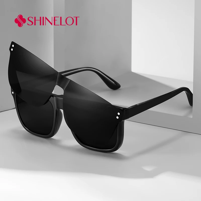 

97749 Three Layer Mirror Set Men Clip on Sunglasses Polarization Optical Magnetic Sun Glasses Male Shades Trendsetters Glasses