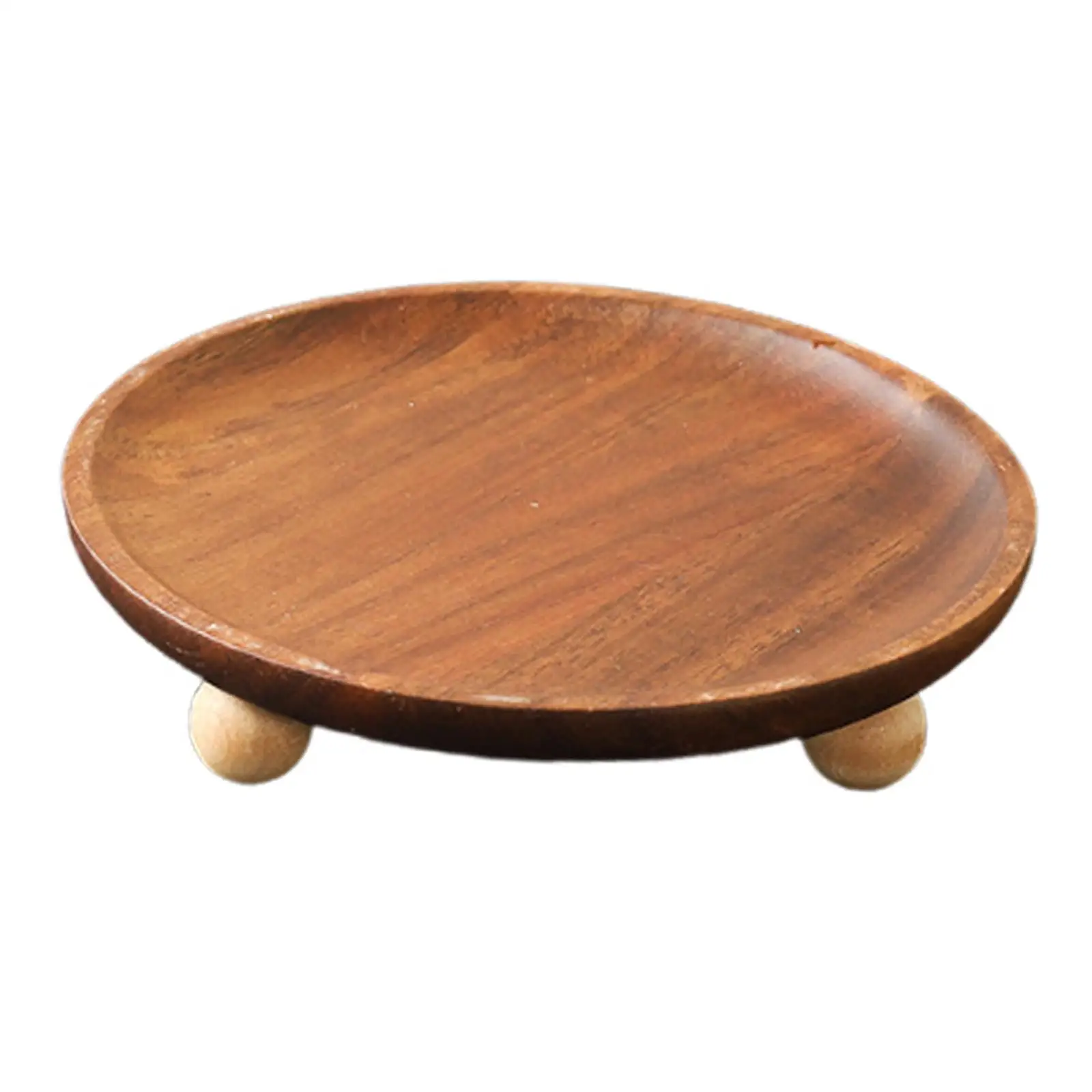 Decorative Wooden Riser Rustic Wood Pedestal Stand for Table Vanity Kitchen
