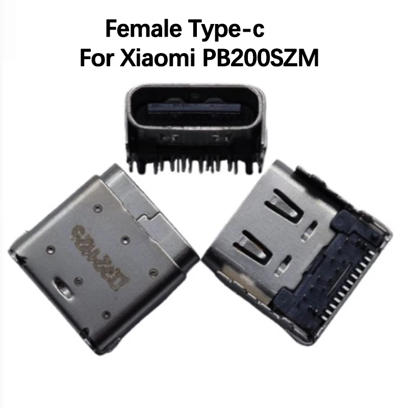 

2-5PCS USB 24P Type-c Connect For Xiaomi PB200SZM Power Bank Charging Interface Typec Female Port Built-in Power Tail Plug Jack