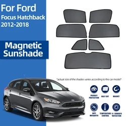 Magnetic Car Sunshade Front Windshield Rear Side Window Sun Shades Visor For Ford FOCUS Mk3 Mk4 Explorer Mk5 MK6 2010-2022