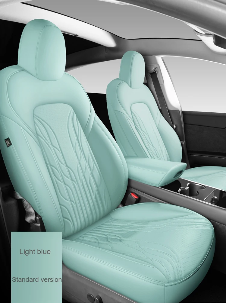 Custom Fit Car Seat Cover Accessories for 2019-2023 Model Y or for 2020-2023 Tesla Model 3 Full Covered Protective Original